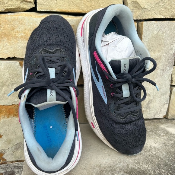 Brooks Ghost Max Ebony Open Air Lilac women’s running sneakers Sz-12.  T - Picture 5 of 16